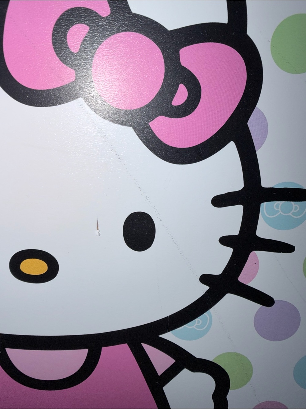 Hello Kitty Wall Art in Pink & White - Picture 3 of 4